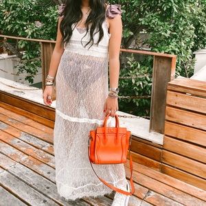 White summer maxi dress